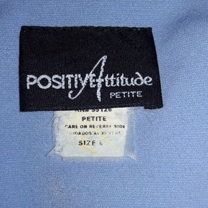Positive Attitude Jackets & Coats - Light Blue Buisness Jacket Positive Attitude Jackets & Coats - Light Blue Buisness Jacket